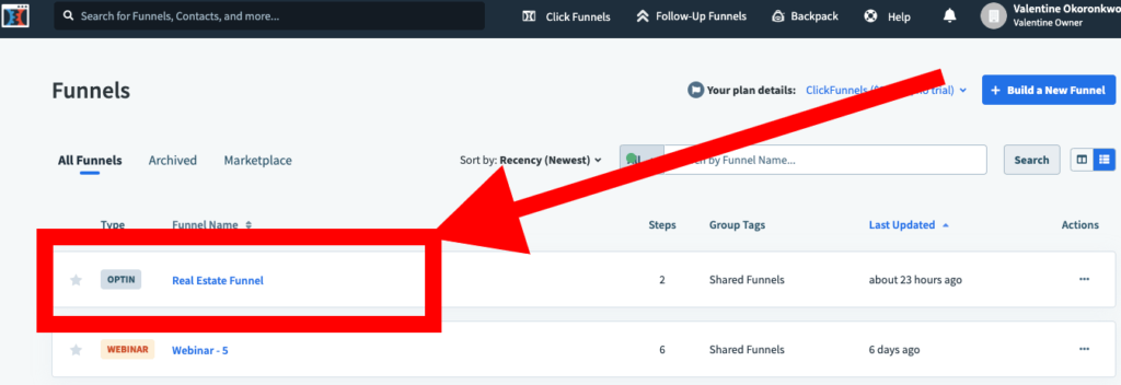 How To Duplicate A Funnel In ClickFunnels step 2